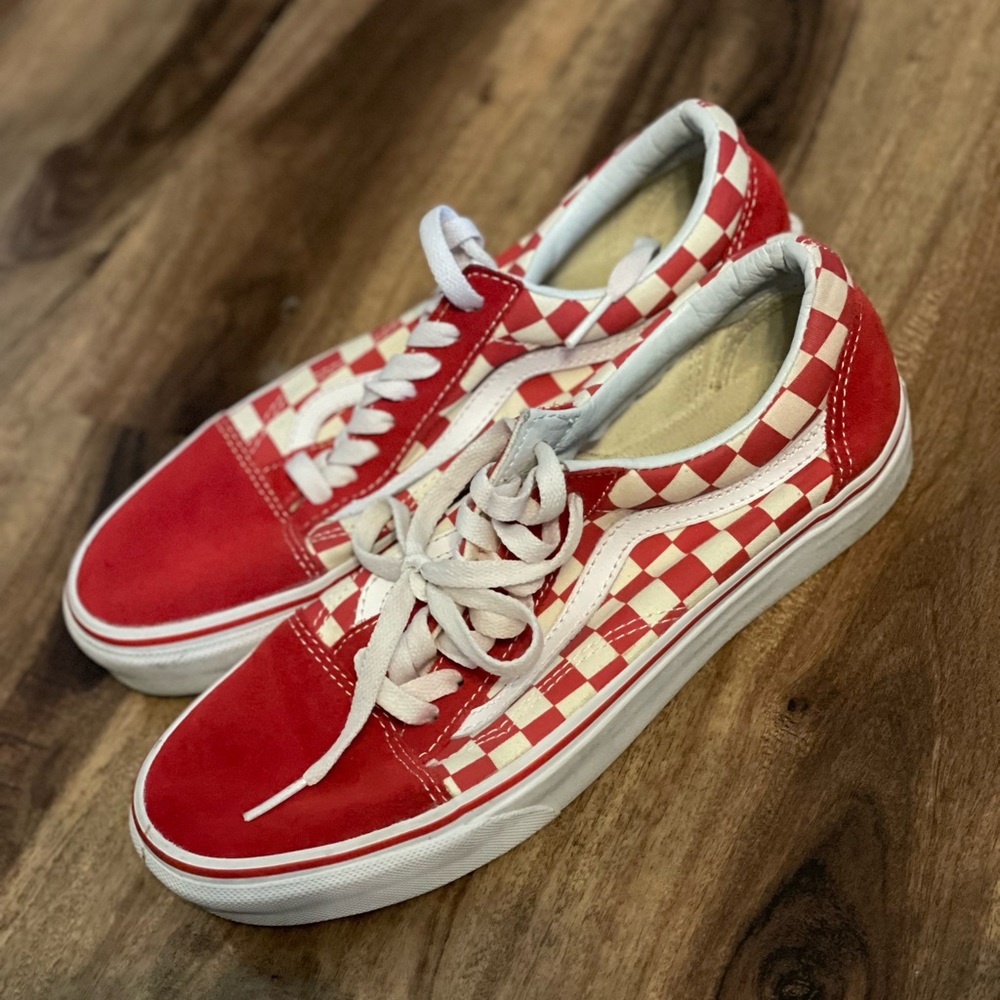 Checkered Vans